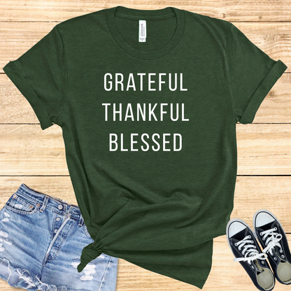 Grateful Thankful Blessed